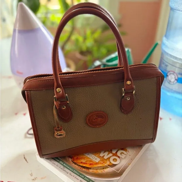 Dooney & Bourke Brown and Tan Tote - Picture 2 of 11